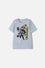 CAMISETA DE MY HERO ACADEMIA MANGA CORTA GRIS PARA NIÑO