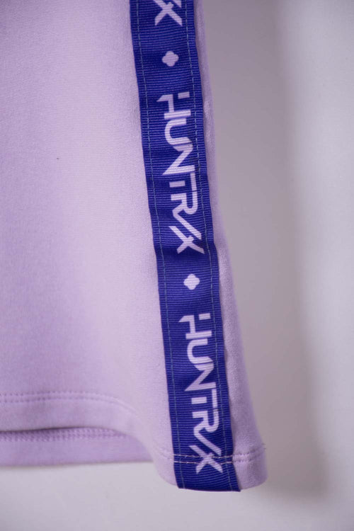 VESTIDO DE K-POP DEMON HUNTER CON CAPUCHA VIOLETA PARA NIÑA