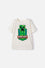 CAMISETA DE MINECRAFT MANGA CORTA MARFIL PARA NIÑO