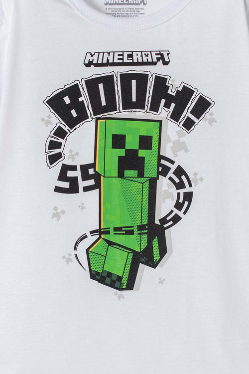 PIJAMA DE MINECRAF PANTALÓN LARGO MULTICOLOR PARA NIÑO