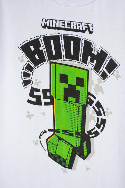 PIJAMA DE MINECRAF PANTALÓN LARGO MULTICOLOR PARA NIÑO