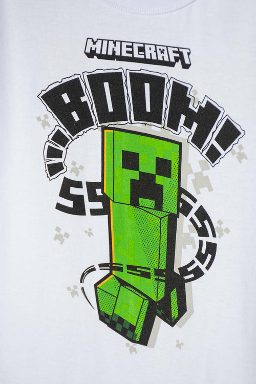 PIJAMA DE MINECRAF PANTALÓN LARGO MULTICOLOR PARA NIÑO