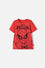 CAMISETA DE SPIDERMAN MANGA CORTA ROJA PARA NIÑO