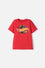 CAMISETA DE HOT WHEELS MANGA CORTA ROJO PARA NIÑO