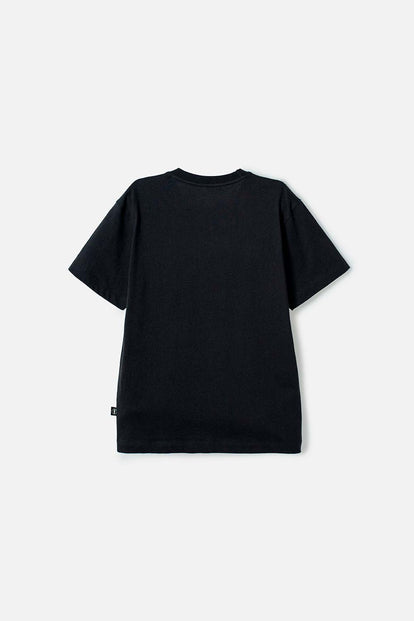 CAMISETA DE LOS SIMPSONS MANGA CORTA NEGRO PARA NIÑO