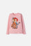 CAMISETA DE TOY STORY MANGA LARGA PALO DE ROSA PARA NIÑA