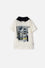 CAMISETA DE SONIC CON CAPUCHA MANGA CORTA PARA NIÑO