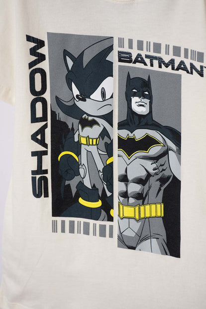 CAMISETA DE SONIC CON CAPUCHA MANGA CORTA PARA NIÑO