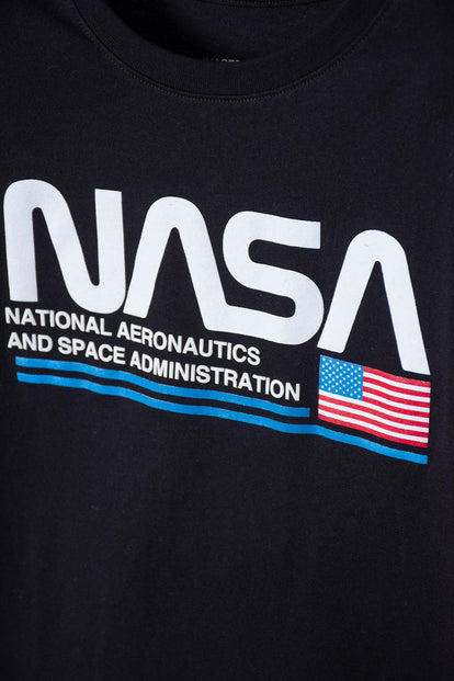 CAMISETA DE LA NASA MANGA LARGA AZUL PARA NIÑO