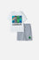 CONJUNTO DE MINECRAFT COR BERMUDA MULTICOLOR PARA NIÑO