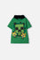 CAMISETA DE MINECRAFT CON CAPUCHA VERDE PARA NIÑO