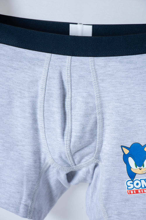 PACK X2 BOXER DE SONIC MULTICOLOR PARA NIÑO
