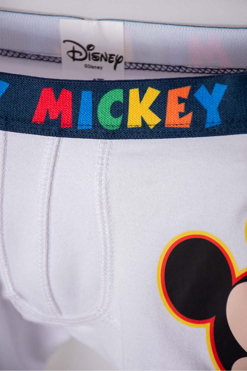 Card slide image -  PACK X2 BOXER DE MICKEY MOUSE BLANCO Y GRIS PARA NIÑO 2T A 5T