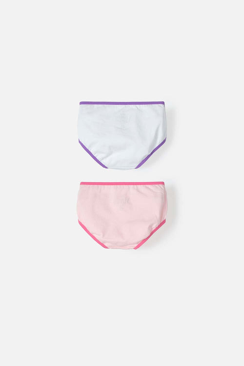 Card slide image -  PACK X2 PANTIES DE MINNIE MOUSE BLANCO Y ROSADO PARA NIÑA 2T A 5T