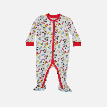 PIJAMA LARGA DE MICKEY MOUSE MULTICOLOR PARA BEBÉ NIÑO