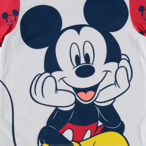 PIJAMA DE MICKEY MOUSE PARA NIÑO MANGA LARGA Y PANTALÓN LARGO DE LITTLEMIC