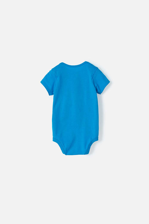 BODY DEL PATO DONALD MANGA CORTA AZUL PARA BEBÉ NIÑO