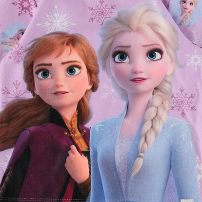PIJAMA DE FROZEN CON PANTALÓN LARGO LILA PARA NIÑA 2T A 5T