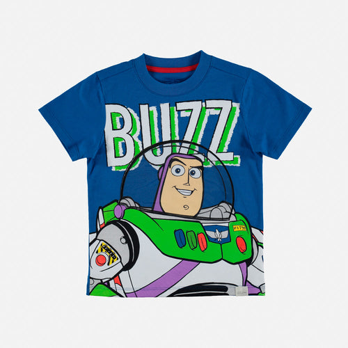 Card slide image -  CAMISETA DE TOY STORY MANGA CORTA AZUL PARA NIÑO 2T A 5T