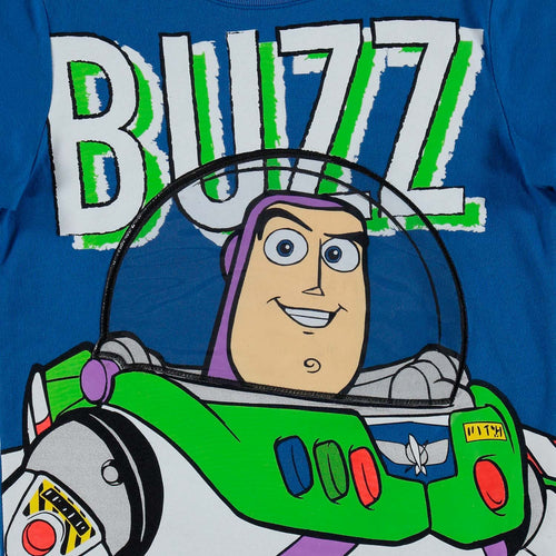 Card slide image -  CAMISETA DE TOY STORY MANGA CORTA AZUL PARA NIÑO 2T A 5T