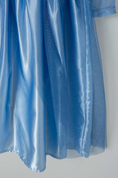 VESTIDO DE FROZEN CON MANGA LARGA PARA NIÑA DE 2T A 5T