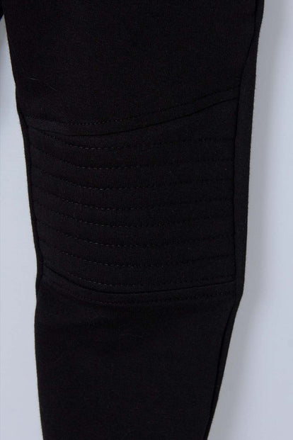 JOGGER DE LITTLEMIC CON CORDÓN NEGRO PARA NIÑO 2T A 5T