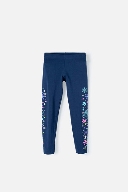 LEGGINS NIÑA MIC AZUL OSCURO PARA NIÑA