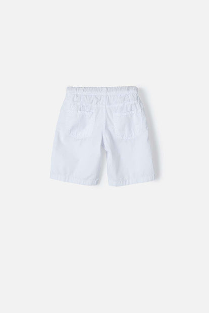 BERMUDA MIC CON CORDÓN BLANCA PARA NIÑO
