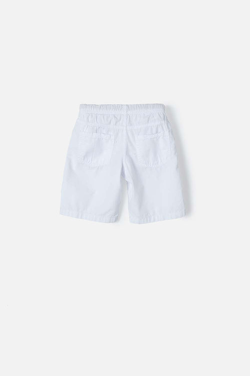 BERMUDA MIC CON CORDÓN BLANCA PARA NIÑO
