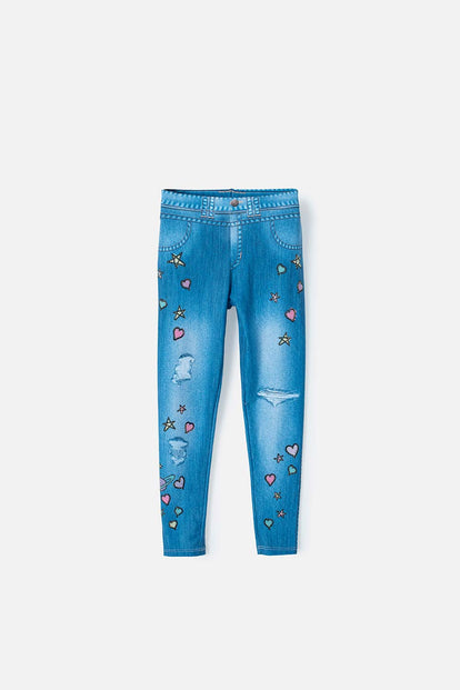 LEGGING DE MIC AZUL PARA NIÑA