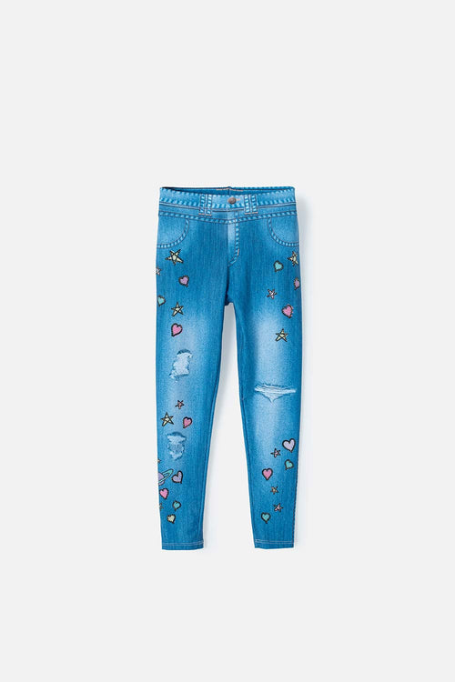LEGGING DE MIC AZUL PARA NIÑA