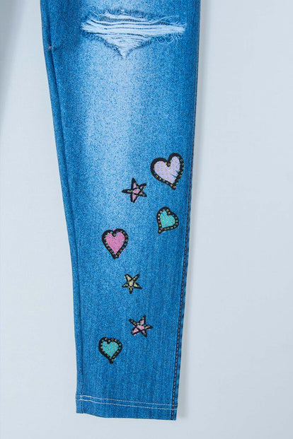 LEGGING DE MIC AZUL PARA NIÑA