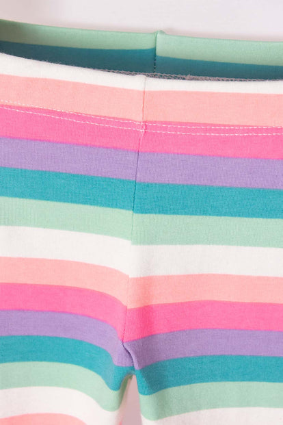 LEGGING LITTLEMIC ESTAMPADO MULTICOLOR PARA NIÑA 2T A 5T