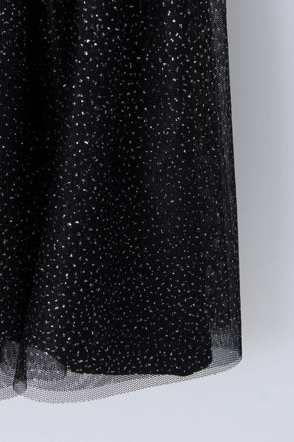 FALDA DE MIC CON TUTÚ NEGRA PARA NIÑA