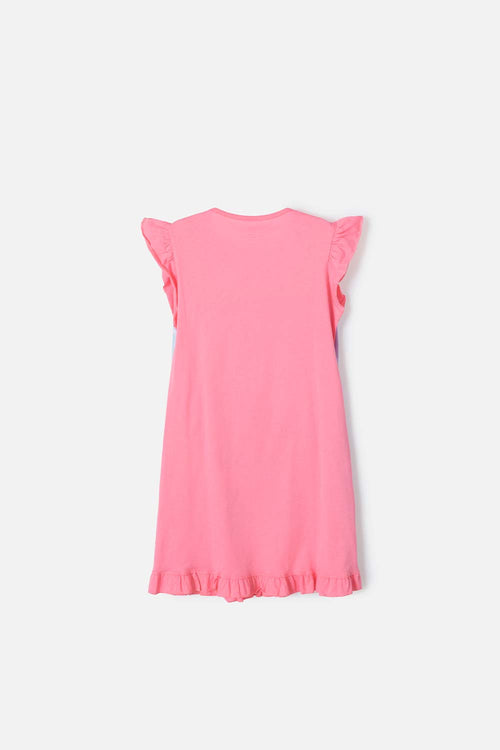 PIJAMA MIC TIPO BATOLA ROSADA PARA NIÑA