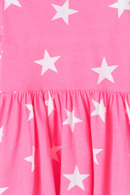  VESTIDO DE MIC CON MANGA CORTA PARA NIÑA