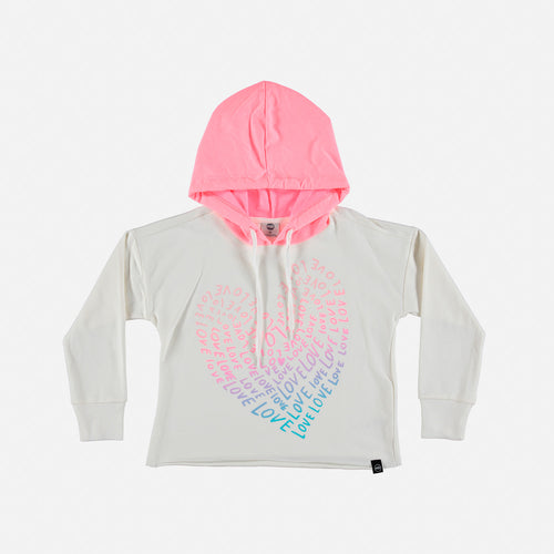 BUZO DE MIC CERRADO BEIGE PARA NIÑA