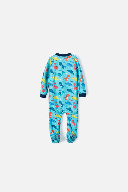 PIJAMA LITTLEMIC MANGA LARGA AZUL OSCURO PARA BEBÉ NIÑO