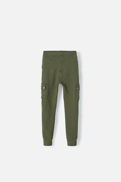 JOGGER DE MIC CON CORDÓN VERDE PARA NIÑO