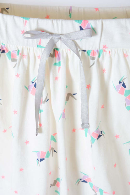 FALDA DE MIC MARFIL PARA NIÑA