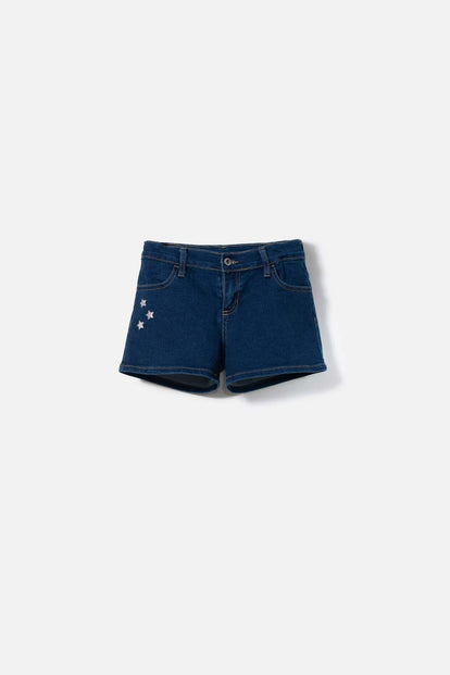 SHORT DE MIC AZUL PARA NIÑA