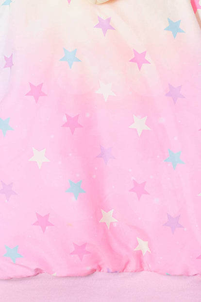 CHAQUETA DE MIC CON CIERRE Y CAPUCHA MULTICOLOR PARA NIÑA