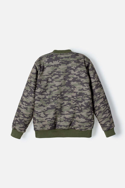 CHAQUETA DE MIC DE NIÑO CERRADA VERDE PARA NIÑO