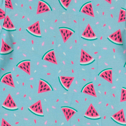 VESTIDO DE LITTLEMIC MANGA CORTA VERDE PARA NIÑA 2T A 5T
