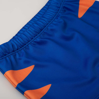 CONJUNTO DE BAÑO PARA NIÑO, MANGA LARGA AZUL/VERDE DE LITTLEMIC