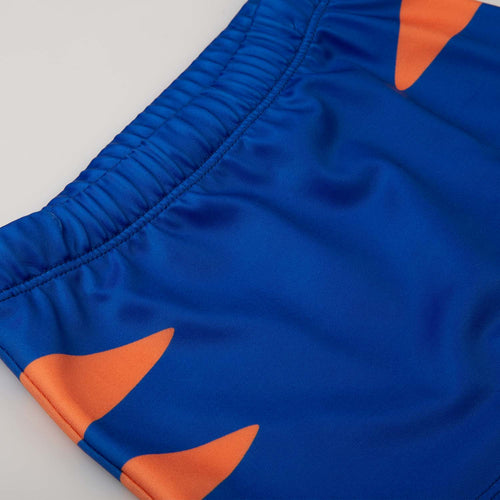 CONJUNTO DE BAÑO PARA NIÑO, MANGA LARGA AZUL/VERDE DE LITTLEMIC