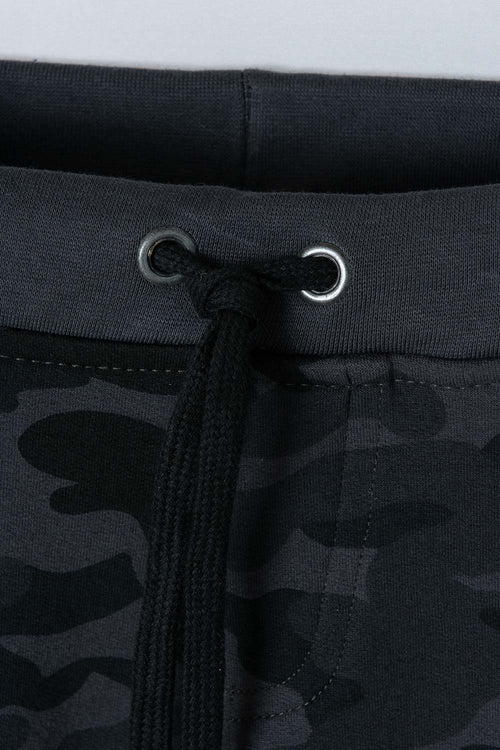 JOGGER LITTLEMIC ESTAMPADO GRIS PARA NIÑO DE 2T A 5 T