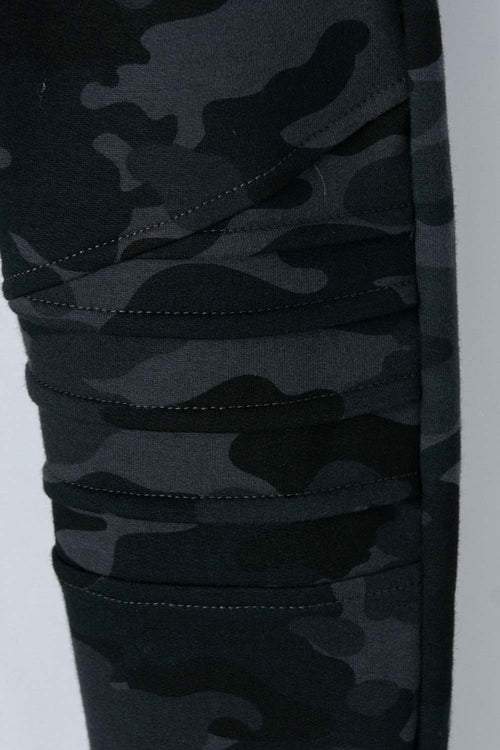 JOGGER LITTLEMIC ESTAMPADO GRIS PARA NIÑO DE 2T A 5 T