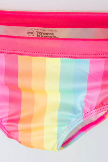 CONJUNTO DE BAÑO MIC MANGA LARGA MULTICOLOR PARA NIÑA