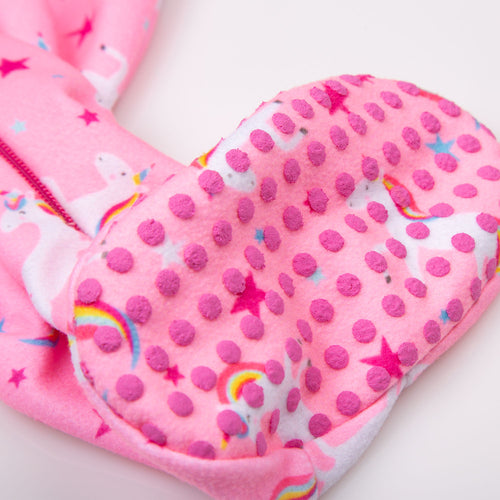 PIJAMA DE LITTLEMIC DE MANGA LARGA ROSADO PARA BEBE NIÑA